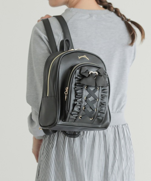 SecretDoor（シークレットドア）の「ミニリュック リボン フリル