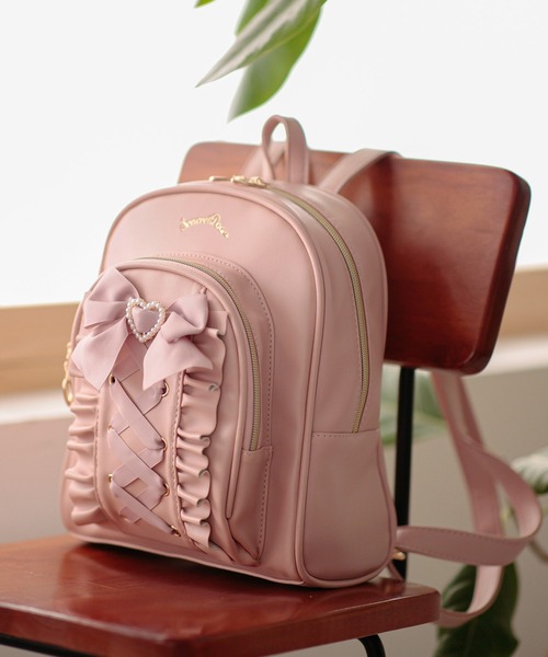 SecretDoor（シークレットドア）の「ミニリュック リボン フリル