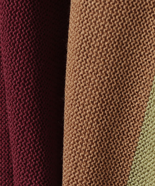 BEAMS HEART（ビームスハート）の「BEAMS HEART / ストライプ カーディガン（カーディガン/ボレロ・メンズ・ワインレッド/ネイビー・SMALL/MEDIUM/LARGE）」の20枚目の写真