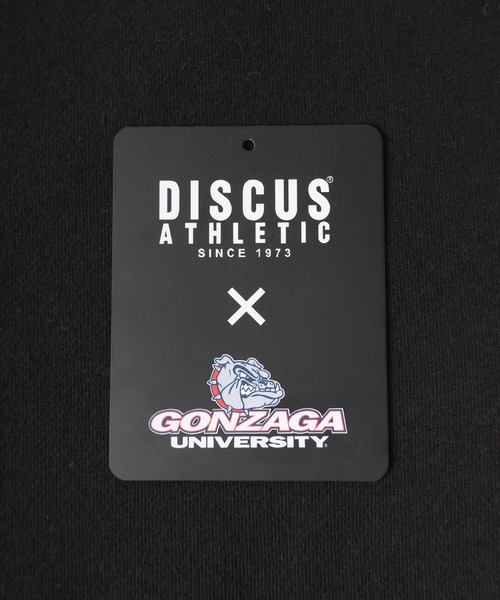 DISCUS(ディスカス)の「【DISCUS/ディスカス × GONZAGA UNIVERSITY】カレッジロゴ ワッペン プルオーバー スウェット/コラボスウェット/ビッグシルエット/裏毛(スウェット・レディース・ブラック/オートミール・M/L)」の10枚目の写真