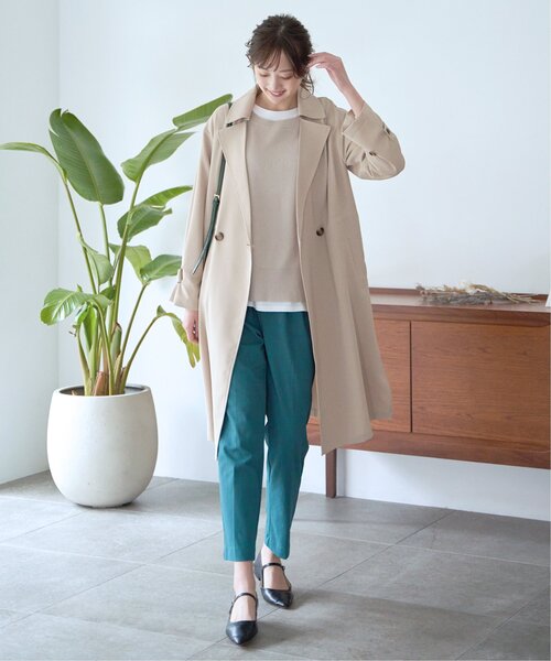 ikka（イッカ）の「テーパードパンツ（その他パンツ・レディース・グリーン/ピンク/ブルー/ライトグレー/ブラック・S/M/L）」の21枚目の写真