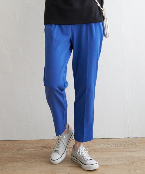 ikka（イッカ）の「テーパードパンツ（その他パンツ・レディース・グリーン/ピンク/ブルー/ライトグレー/ブラック・S/M/L）」の4枚目の写真