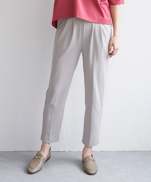 ikka（イッカ）の「テーパードパンツ（その他パンツ・レディース・グリーン/ピンク/ブルー/ライトグレー/ブラック・S/M/L）」の16枚目の写真