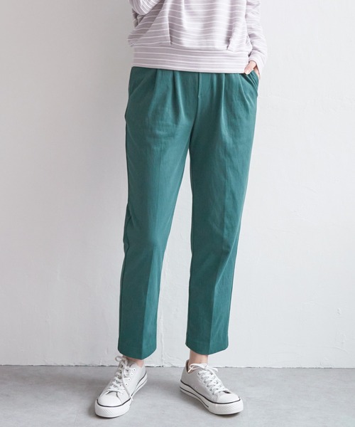 ikka（イッカ）の「テーパードパンツ（その他パンツ・レディース・グリーン/ピンク/ブルー/ライトグレー/ブラック・S/M/L）」の17枚目の写真