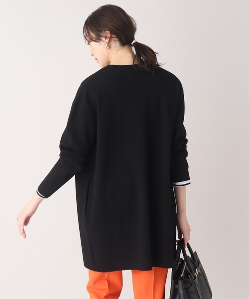 新品・タグ付　アンタイトル　ロングガウンカーディガン　黒　44 新品タグ付UNTITLEDロングカーデ 新品・タグ付 アンタイトル ロング