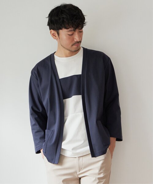 ikka(イッカ)の「【接触冷感/抗菌防臭】8分袖セイケツカイテキカーディガン(カーディガン/ボレロ・メンズ・ライトグレー/グリーン/ネイビー・S/M/L/XL)」の12枚目の写真