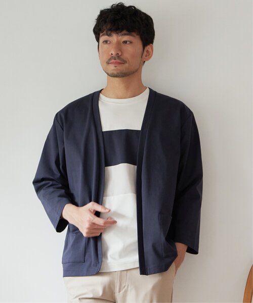 ikka(イッカ)の「【接触冷感/抗菌防臭】8分袖セイケツカイテキカーディガン(カーディガン/ボレロ・メンズ・ライトグレー/グリーン/ネイビー・S/M/L/XL)」の14枚目の写真