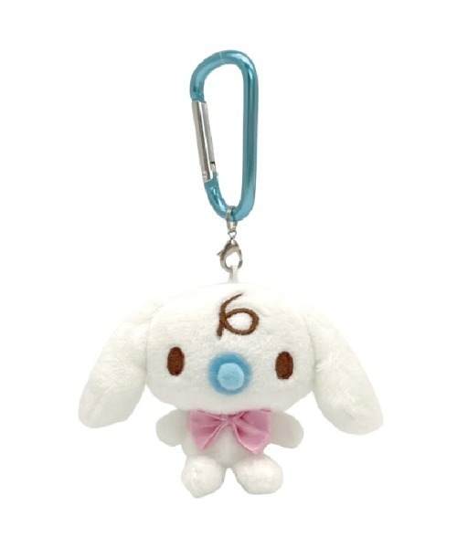 sanrio（サンリオ）の「sanrio/サンリオ　カラビナマスコット（キーホルダー・レディース・ライトグリーン/ホワイト系その他/レッド/ピンク/ホワイト/ブラック系その他/ライトイエロー/ホワイト系その他2/ブルー/ベビーピンク/ライトブルー/ブラック/パープル/ホワイト系その他3・ONE SIZE）」の2枚目の写真