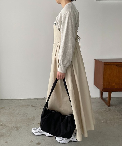 210nouve（トゥージュヌーブ）の「ナイロンカラーショルダーバッグ（ショルダーバッグ・レディース・ホワイト/ブラック/グリーン/ベージュ/ピンク・FREE）」の22枚目の写真