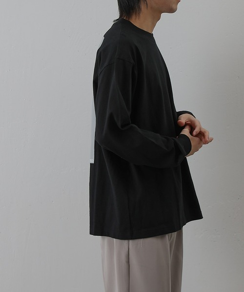 COLONY 2139（コロニートゥーワンスリーナイン）の「天竺グラフィックバックプリント長袖T（Tシャツ/カットソー・メンズ・ホワイト/ブラック・MEDIUM/LARGE）」の4枚目の写真
