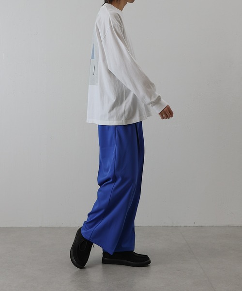 COLONY 2139（コロニートゥーワンスリーナイン）の「天竺グラフィックバックプリント長袖T（Tシャツ/カットソー・メンズ・ホワイト/ブラック・MEDIUM/LARGE）」の10枚目の写真