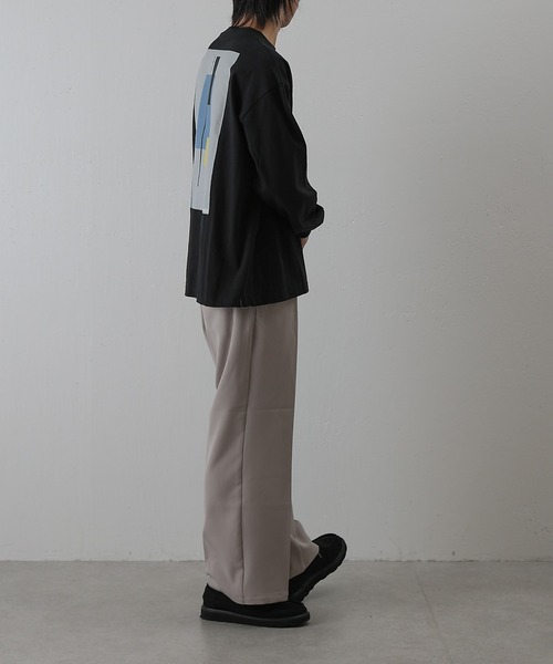 COLONY 2139（コロニートゥーワンスリーナイン）の「天竺グラフィックバックプリント長袖T（Tシャツ/カットソー・メンズ・ホワイト/ブラック・MEDIUM/LARGE）」の11枚目の写真