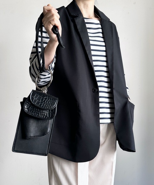 COMMON WARE（コモンウェアー）の「COMMONWARE:TRストレッチテーラドジレ ベスト（ベスト・レディース・モカ/グリーン/サックスブルー/オフホワイト/ベージュ/ブラック・L/XL/M）」の3枚目の写真