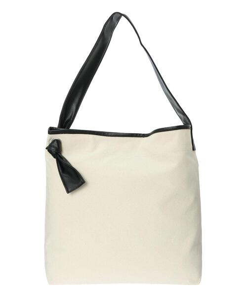 Lugnoncure（ルノンキュール）の「キャンバスショルダーバッグ（ハンドバッグ・レディース・ブラウン/ブラック・ﾌﾘ-）」の12枚目の写真