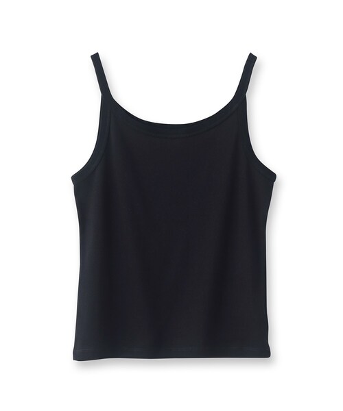 UNTITLED(アンタイトル)の「◆ベーシックキャミソール(タンクトップ・レディース・オフホワイト/ブラック・44/00/48/02/04)」の3枚目の写真