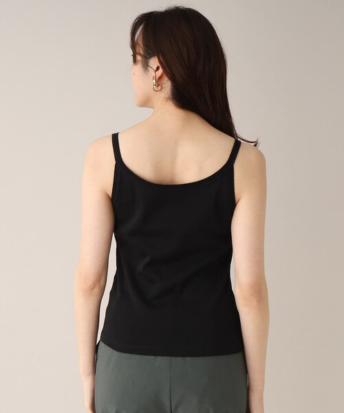 UNTITLED(アンタイトル)の「◆ベーシックキャミソール(タンクトップ・レディース・オフホワイト/ブラック・44/00/48/02/04)」の6枚目の写真