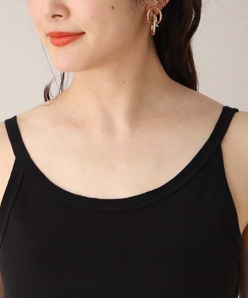 UNTITLED(アンタイトル)の「◆ベーシックキャミソール(タンクトップ・レディース・オフホワイト/ブラック・44/00/48/02/04)」の7枚目の写真