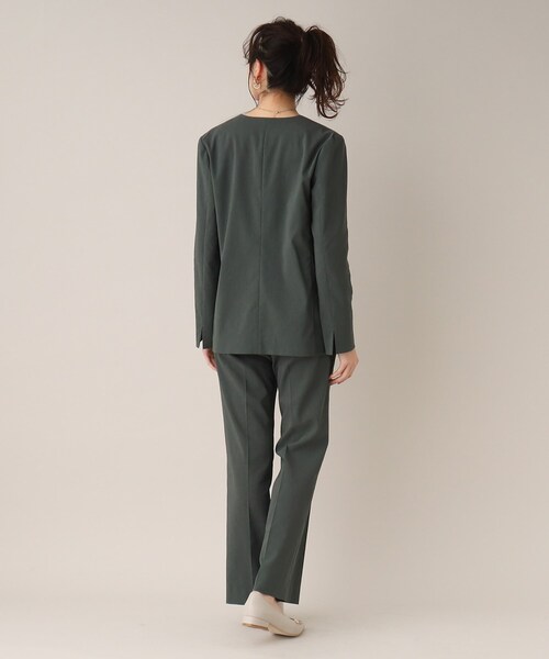 UNTITLED(アンタイトル)の「◆ベーシックキャミソール(タンクトップ・レディース・オフホワイト/ブラック・44/00/48/02/04)」の17枚目の写真