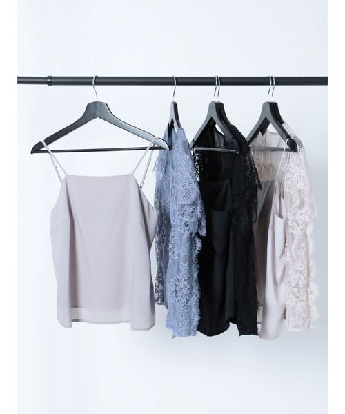 LAGUNAMOON(ラグナムーン)の「ワイドレーステープブラウス(シャツ/ブラウス・レディース・ブラック/ベージュ/ブルー・FREE)」の12枚目の写真