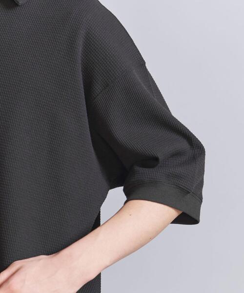 BEAUTY&YOUTH UNITED ARROWS(ビューティーアンドユースユナイテッドアローズ)の「【WEB限定】グリッド エアーワッフル スキッパーポロシャツ(ポロシャツ・メンズ・ブラック/ベージュ/ホワイト・S/M/L)」の11枚目の写真