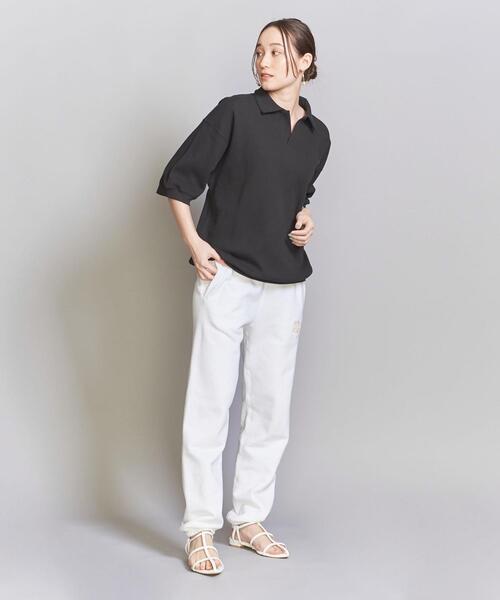 BEAUTY&YOUTH UNITED ARROWS(ビューティーアンドユースユナイテッドアローズ)の「【WEB限定】グリッド エアーワッフル スキッパーポロシャツ(ポロシャツ・メンズ・ブラック/ベージュ/ホワイト・S/M/L)」の17枚目の写真