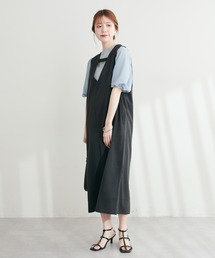 natural couture | お上品ツイルジャンスカ(ジャンパースカート)