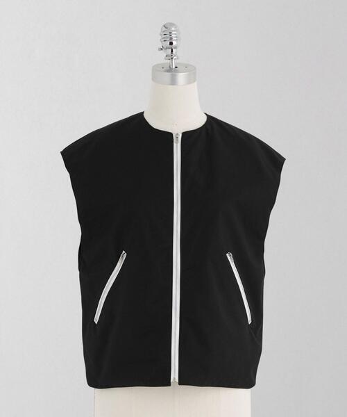 LOEFF（ロエフ）の「＜LOEFF＞C/NY ギャバ ジップ ベスト（ベスト