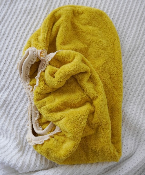 Port（ポート）の「カラフル タオルキャップ / ヘア ドライ キャップ / ターバン タオル #_（その他ルームウェア・レディース・ピンク/イエロー/ブルー/グリーン・FREE）」の4枚目の写真