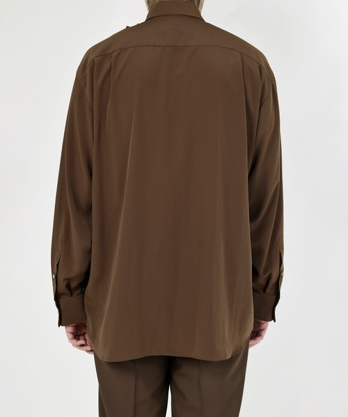 LAD MUSICIAN(ラッドミュージシャン)の「FRILL SHIRT(シャツ/ブラウス・メンズ・ブラウン/アイボリー/ブラック・42/44/46)」の5枚目の写真