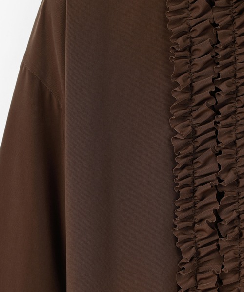LAD MUSICIAN(ラッドミュージシャン)の「FRILL SHIRT(シャツ/ブラウス・メンズ・ブラウン/アイボリー/ブラック・42/44/46)」の7枚目の写真