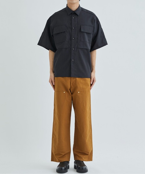 WHITE MOUNTAINEERING(ホワイトマウンテニアリング)の「SOLOTEX WIDE SLEEVE SHIRT(シャツ/ブラウス・メンズ・ブラック/ブラウン・1/0)」の11枚目の写真