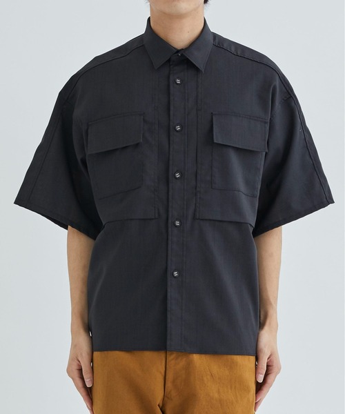 WHITE MOUNTAINEERING(ホワイトマウンテニアリング)の「SOLOTEX WIDE SLEEVE SHIRT(シャツ/ブラウス・メンズ・ブラック/ブラウン・1/0)」の18枚目の写真