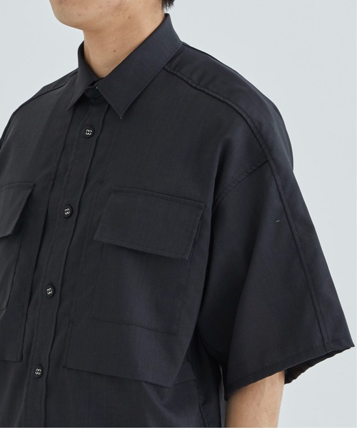WHITE MOUNTAINEERING(ホワイトマウンテニアリング)の「SOLOTEX WIDE SLEEVE SHIRT(シャツ/ブラウス・メンズ・ブラック/ブラウン・1/0)」の19枚目の写真