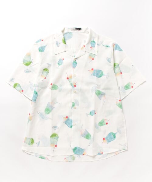 ユニセックス ペア AXES-X 半袖シャツ 2色セット クリームソーダ クリームソーダPT半袖シャツ | outlet | axes femme online shop