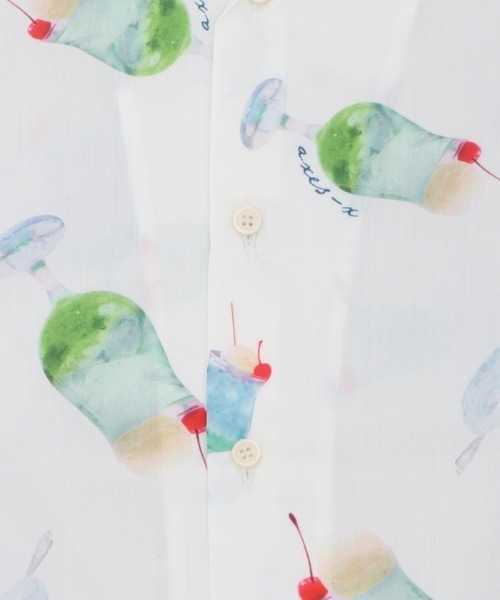 axes femme（アクシーズファム）の「クリームソーダPT半袖シャツ