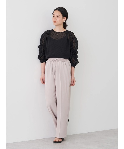 AMERICAN HOLIC(アメリカンホリック)の「接触冷感サラックスワイドパンツ(その他パンツ・レディース・ネイビー/イエロー系その他/その他6/その他9/ストライプ/その他14/グレイッシュベージュ/オレンジ/ブルー・M/S/L)」の15枚目の写真