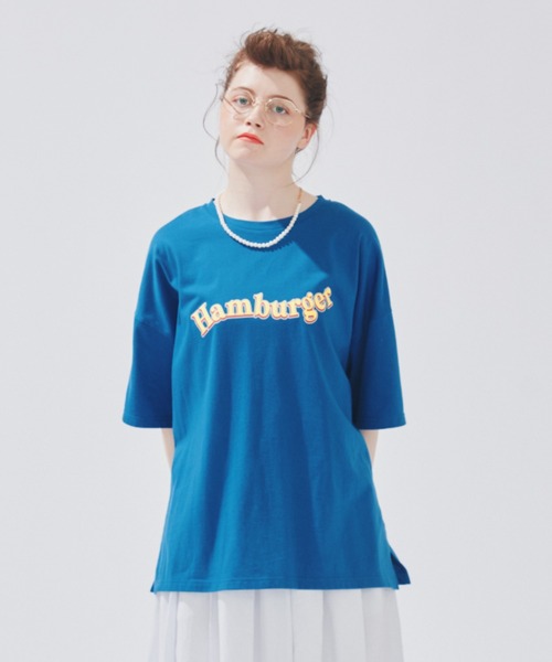 EDIT Gris(エディットグリ)の「【ユニセックスで着用可能】バックプリントビッグTシャツ(Tシャツ/カットソー・レディース・ホワイト/オレンジ/ブルー・FREE)」の15枚目の写真