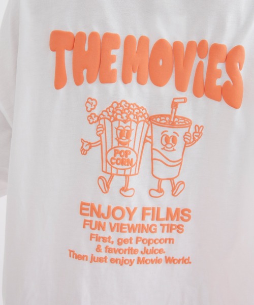 EDIT Gris(エディットグリ)の「【ユニセックスで着用可能】バックプリントビッグTシャツ(Tシャツ/カットソー・レディース・ホワイト/オレンジ/ブルー・FREE)」の21枚目の写真