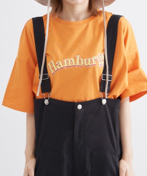 EDIT Gris(エディットグリ)の「【ユニセックスで着用可能】バックプリントビッグTシャツ(Tシャツ/カットソー・レディース・ホワイト/オレンジ/ブルー・FREE)」の22枚目の写真