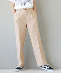 レディースのスラックス(ホワイト/白色系・リネン・麻)ファッション レディースのスラックス(ホワイト/白色系・リネン・麻)ファッション