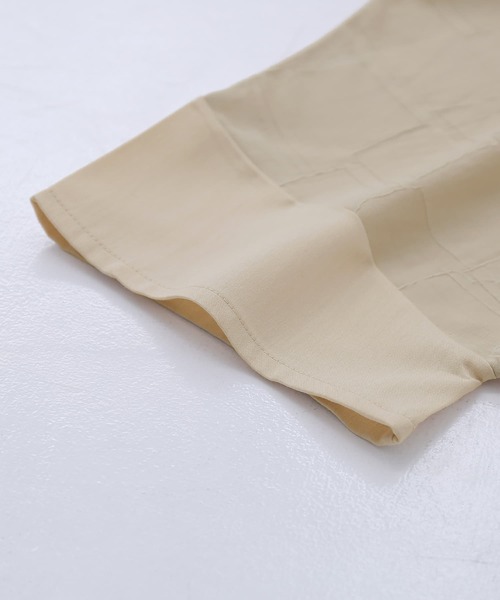 osharewalker（オシャレウォーカー）の「【廃盤】『異素材スタンドフード半端袖パーカー』（パーカー・レディース・ブラック/ベージュ・FREE）」の14枚目の写真