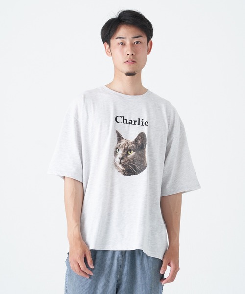 CORISCO(コリスコ)の「動物プリント半袖BIG TEE(M1)(Tシャツ/カットソー・メンズ・その他6/その他12/その他10/その他5/その他2/その他9/その他4/その他3/その他7/その他1/その他8/その他11・X-LARGE/LARGE/MEDIUM)」の2枚目の写真