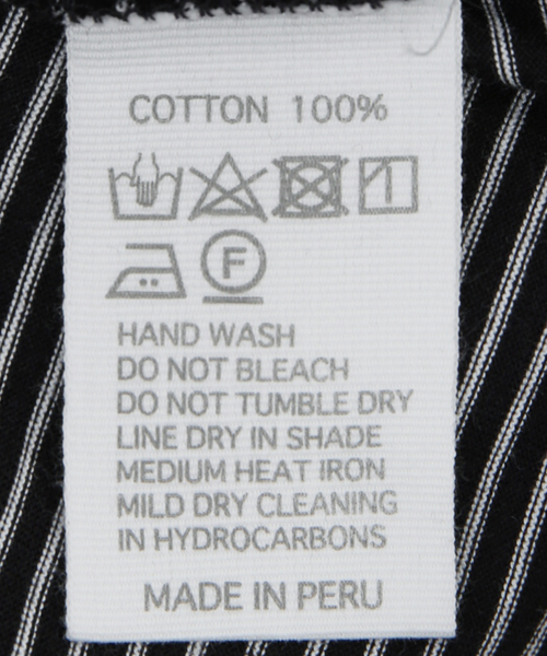 handvaerk（ハンドバーク）の「【handvaerk / ハンドバーク】60/2 NEWCREW NECK S/S T BORDER（Tシャツ/カットソー・メンズ・ブラック/ホワイト・SMALL/MEDIUM/LARGE）」の13枚目の写真