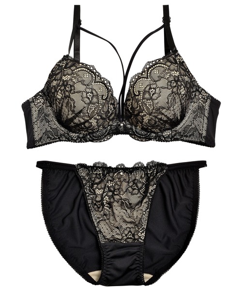 セール】特別な日にも◎Wパッドで激盛り！ヌーディー レース