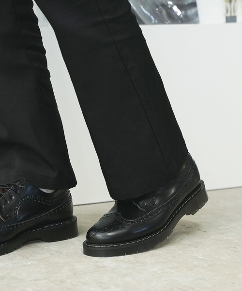 SOLOVAIR（ソロヴェアー）の「SOLOVAIR/ソロヴェアー AMERICAN BROGUE SHOE ウィングチップシューズ 革靴（ドレスシューズ・メンズ・ブラック・7.5/8/8.5/9）」の6枚目の写真