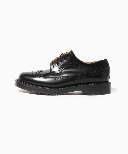 SOLOVAIR（ソロヴェアー）の「SOLOVAIR/ソロヴェアー AMERICAN BROGUE SHOE ウィングチップシューズ 革靴（ドレスシューズ・メンズ・ブラック・7.5/8/8.5/9）」の7枚目の写真