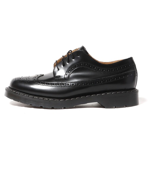 SOLOVAIR（ソロヴェアー）の「SOLOVAIR/ソロヴェアー AMERICAN BROGUE SHOE ウィングチップシューズ 革靴（ドレスシューズ・メンズ・ブラック・7.5/8/8.5/9）」の18枚目の写真