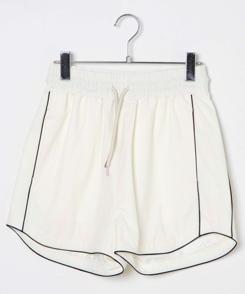 WEGO(ウィゴー)の「WEGO/パイピングランニングショーツ(その他パンツ・レディース・ホワイト/ブラック・FREE)」の18枚目の写真