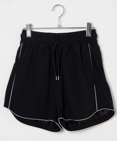 WEGO(ウィゴー)の「WEGO/パイピングランニングショーツ(その他パンツ・レディース・ホワイト/ブラック・FREE)」の19枚目の写真