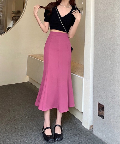 MAISON DE THERESE(メゾン ド テレーズ)の「マーメイドスカート(スカート・レディース・ブラック/ホワイト/ローズ・S/L/M)」の11枚目の写真